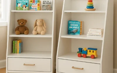 NE 108 – Kids’ Bookcase with Drawer Storage