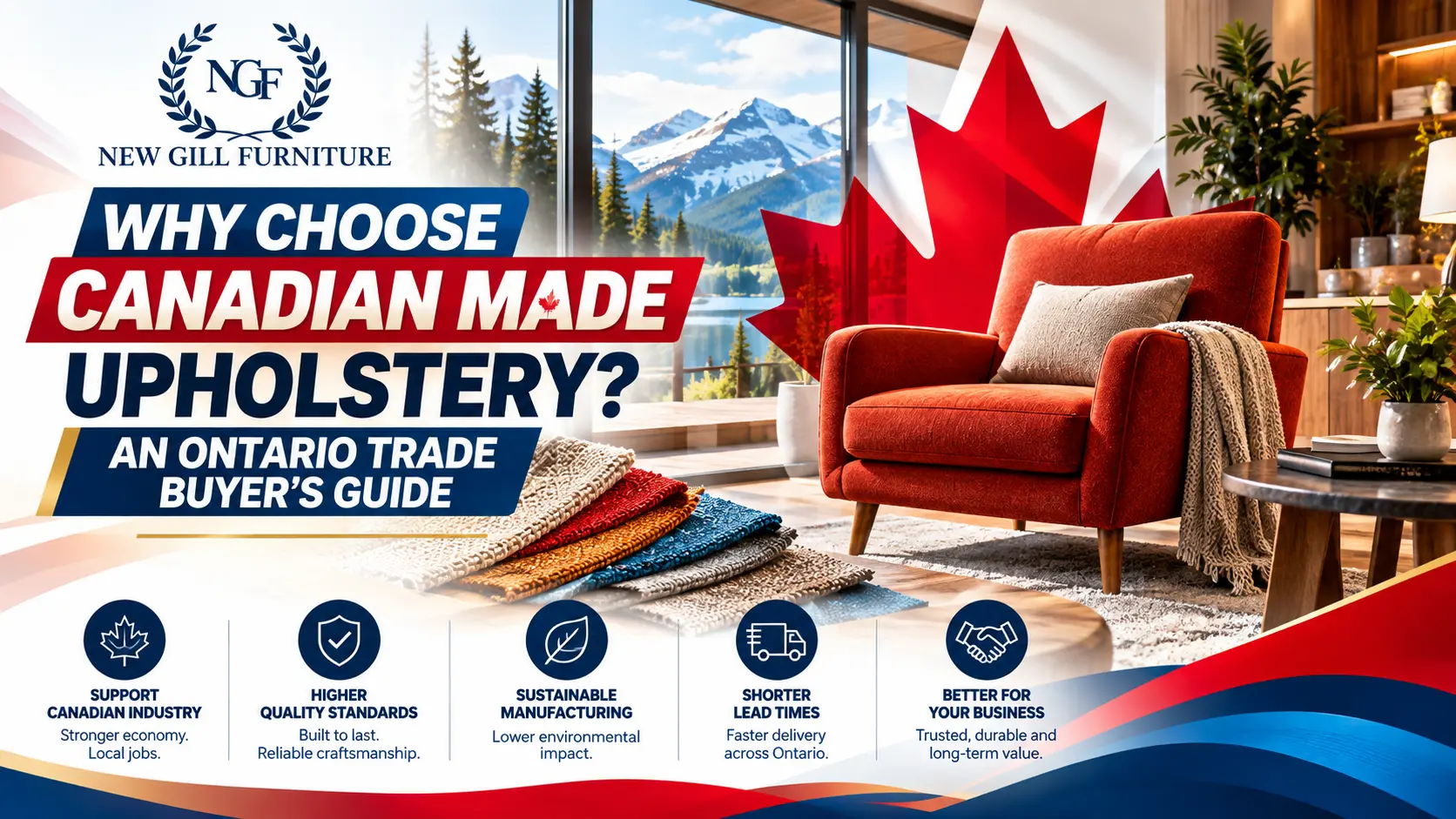 Why Choose Canadian Made Upholstery? An Ontario Trade Buyer’s Guide